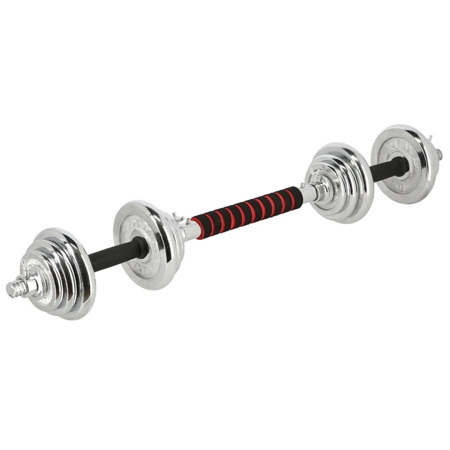 Farvede vgtstnger med vgtstangsfunktion i etui HMS SKC20 2 x 10 kg #11