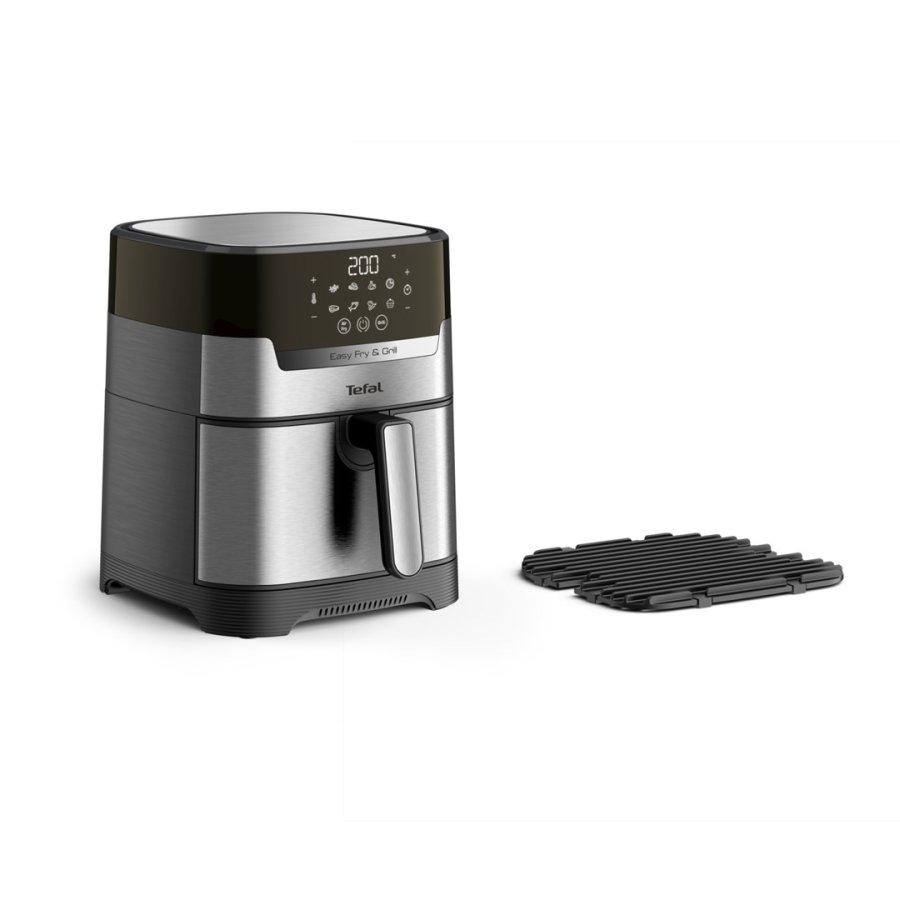 Tefal Easy Fry & Grill EY505D Enkelt 4,2 L Enkeltstende 1550 W Varmluftsteger Rustfrit stl #1