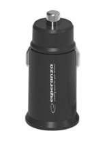 Esperanza EZC111K oplader til mobil enhed Smartphone, Tablet Sort USB Hurtig opladning Automatisk #3