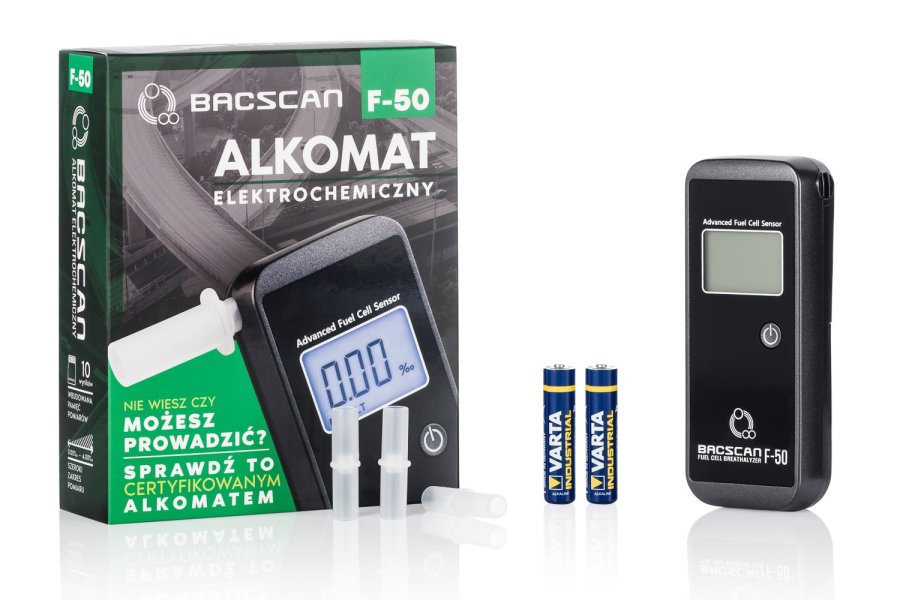 BACscan F-50 alkoholmeter 0 - 4% Sort #5