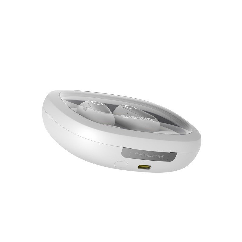 Baseus Eli Fit Open- Ear Headset Trdls forbindelse/musik USB Type-C Bluetooth Hvid #3