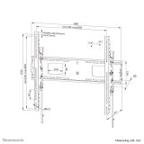 Neomounts WL35-750BL18 tv-beslag 2,49 m (98
