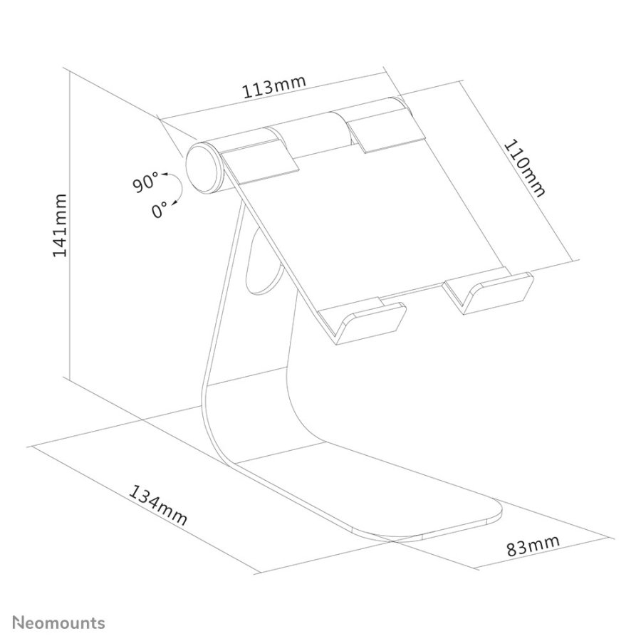Neomounts DS15-050SL1 holder Passiv holder Tablet/UMPC Slv #11