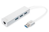 Digitus DA-70250-1 dockingstation USB 3.2 Gen 1 (3.1 Gen 1) Type-A Slv, Hvid #1