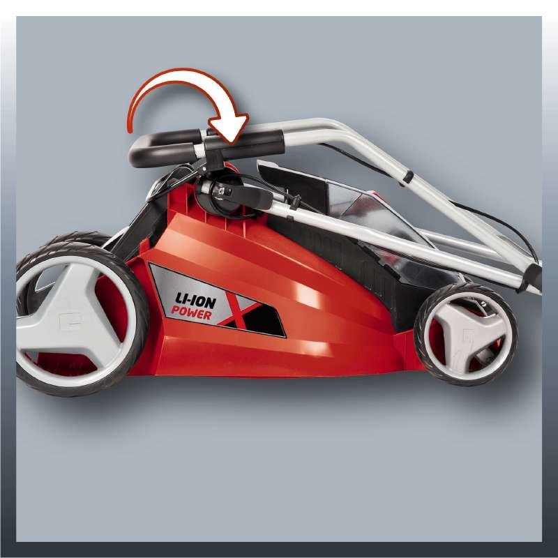 Einhell GE-CM 43 Li M Kit Skubbe pl�neklipper Batteri Sort, Gr�, R�d #6