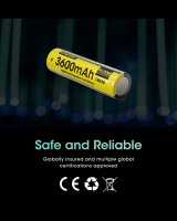 Nitecore NL1836R genopladeligt batteri Lithium-Ion (Li-Ion) 3600 mAh 3,6 V #3