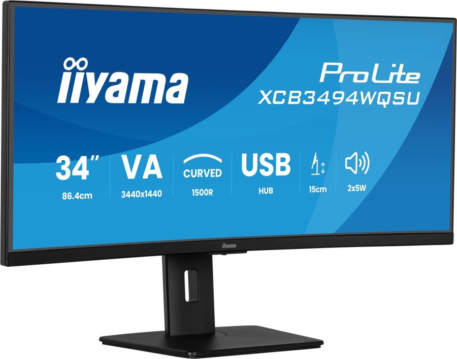 iiyama ProLite XCB3494WQSU-B1 computerskrm 86,4 cm (34