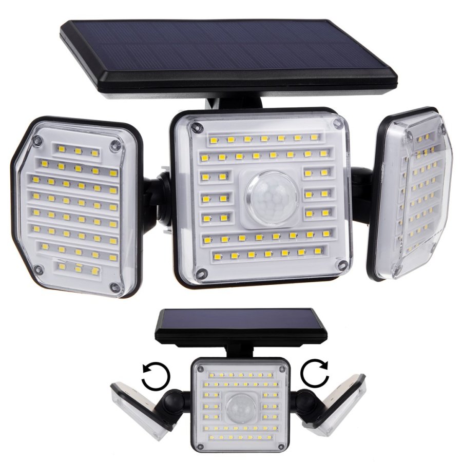 LED-solcellelampe med bevgelsessensor Maclean IP65, 4W, 320lm, 4000K, Li-ion 1200 mAh, 3 driftstilstande MCE615 #2