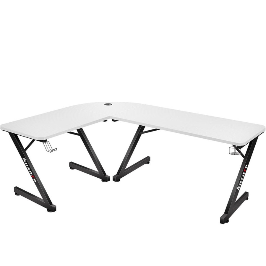 GAMING SKRIVEBORD HUZARO HERO 7.0 WHITE #3