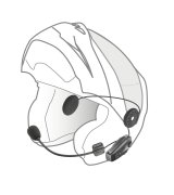 Interphone U-COM 8R Motorcykel-intercom 1600 m Sort #6
