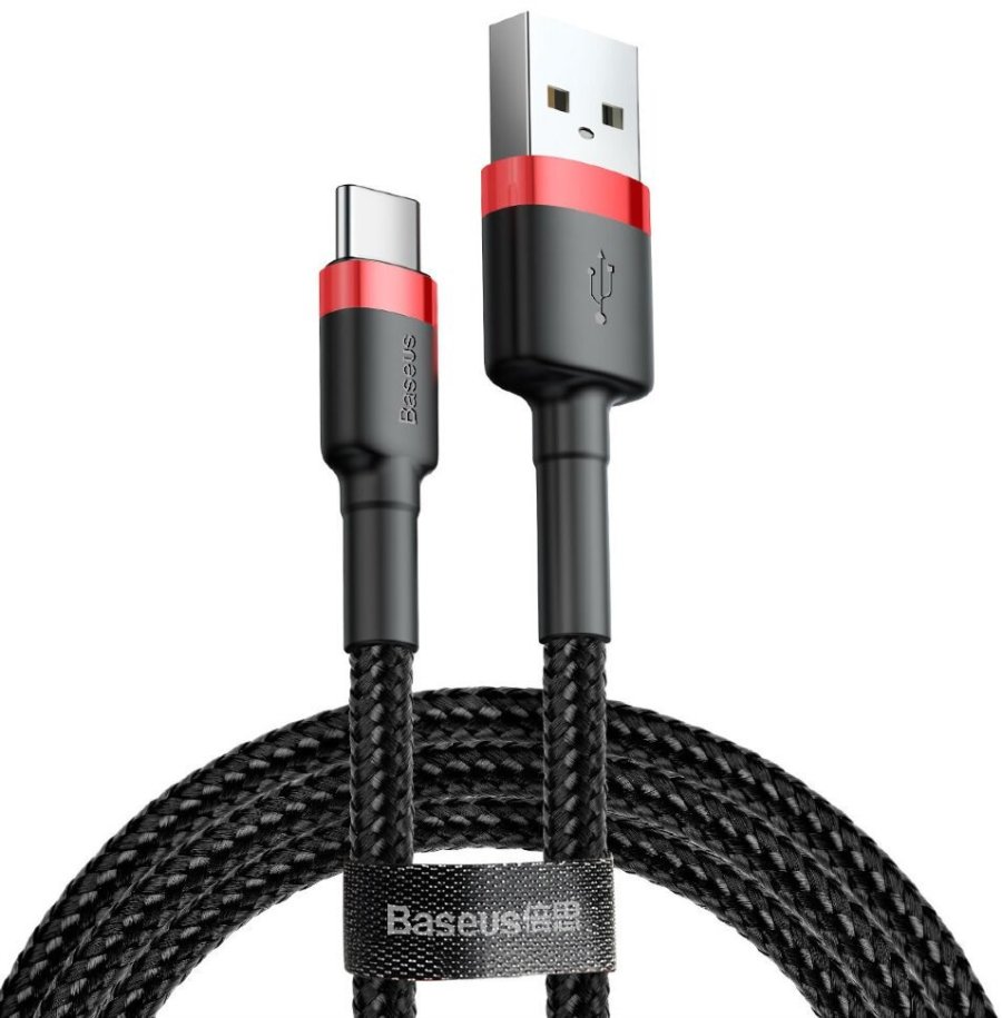 Baseus Cafule USB-kabel 2 m USB A USB C Sort, R�d #1