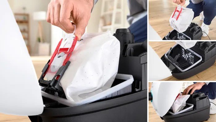 Bosch Serie 4 BGB41HYG1H 600 W stvsuger med pose, hvid #6