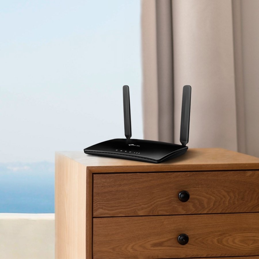 TP-Link TL-MR150 trdls router Hurtigt ethernet Enkelt band (2,4 GHz) 4G Sort #6