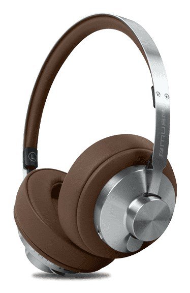 Muse M-298 SBR hovedtelefoner/headset Kabel & tr�dl�s Opkald/musik Bluetooth Brun, S�lv #2