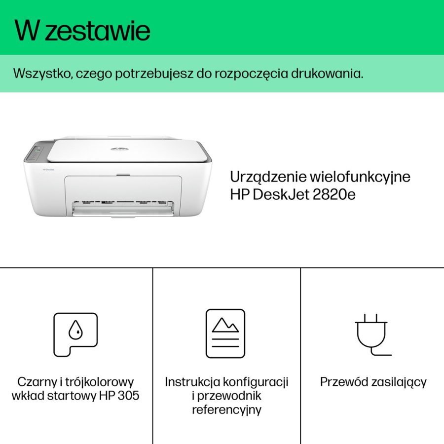 HP DeskJet 2820e Trdlst All-in-One Farve Printer, Kopimaskine, scanner #6