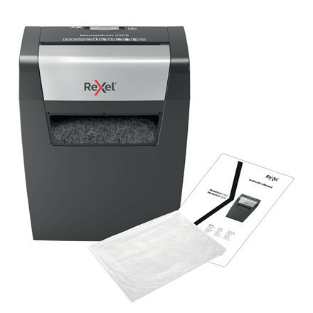 Rexel Momentum X308 papirmakulator Delvist makulering Sort, Gr #8