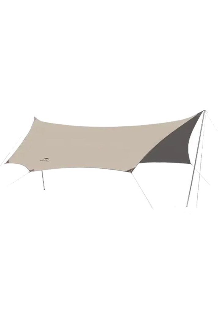 Tarp glacier awning canopy l nh19tm004-khaki NATUREHIKE #2