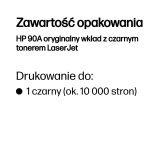 HP Original 90A LaserJet-tonerpatron, sort #4