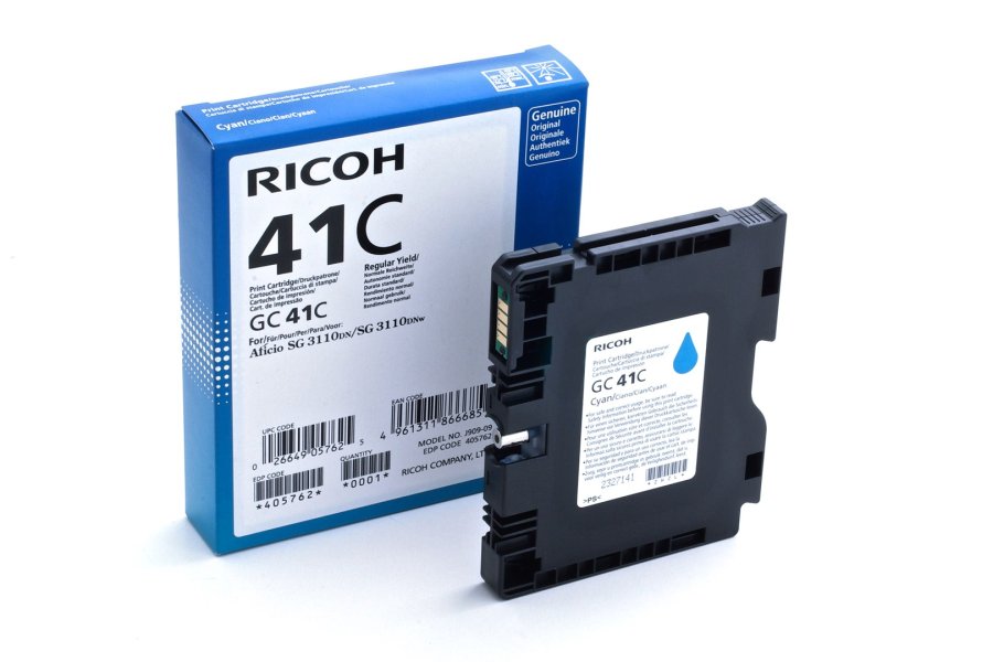 Ricoh 405762 blkpatron 1 stk Original Standard udbytte Bl #1