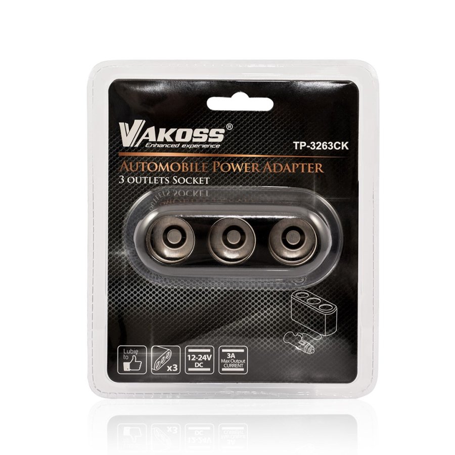 Vakoss TP-3263CK Splitter til biltndere #3