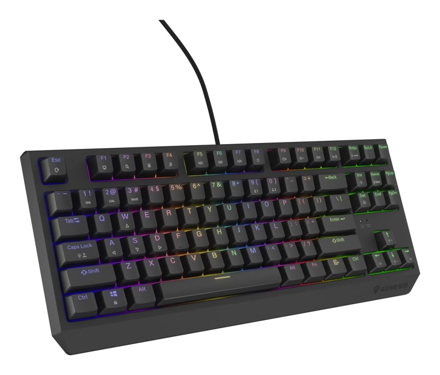GENESIS Thor 230 TKL tastatur Spil USB QWERTY US engelsk Sort #15