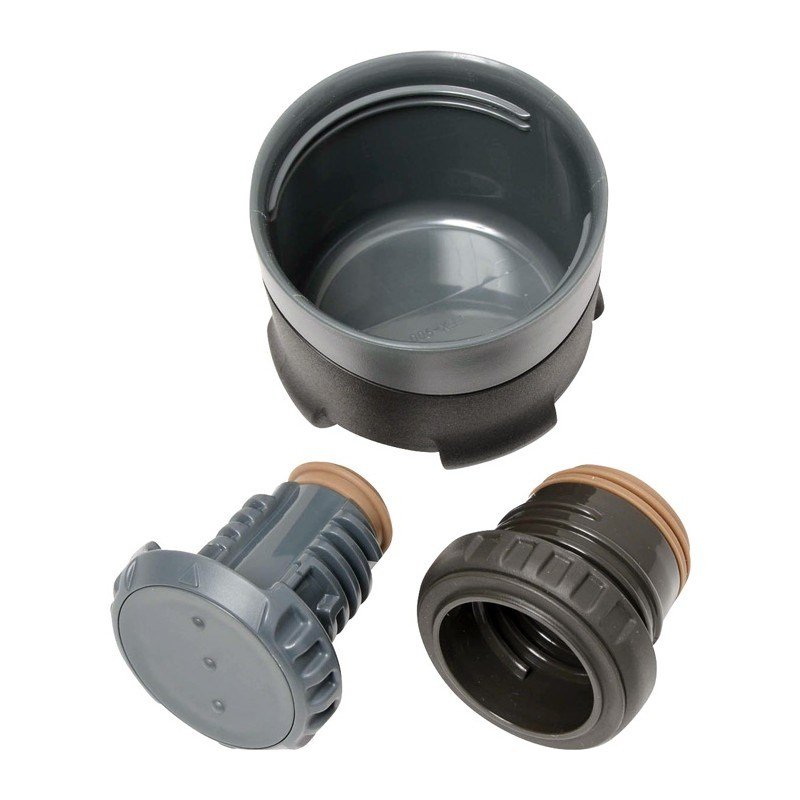 Outdoor-termokande til ekstreme forhold med kop 0,9 l, sort mat 150063 #4