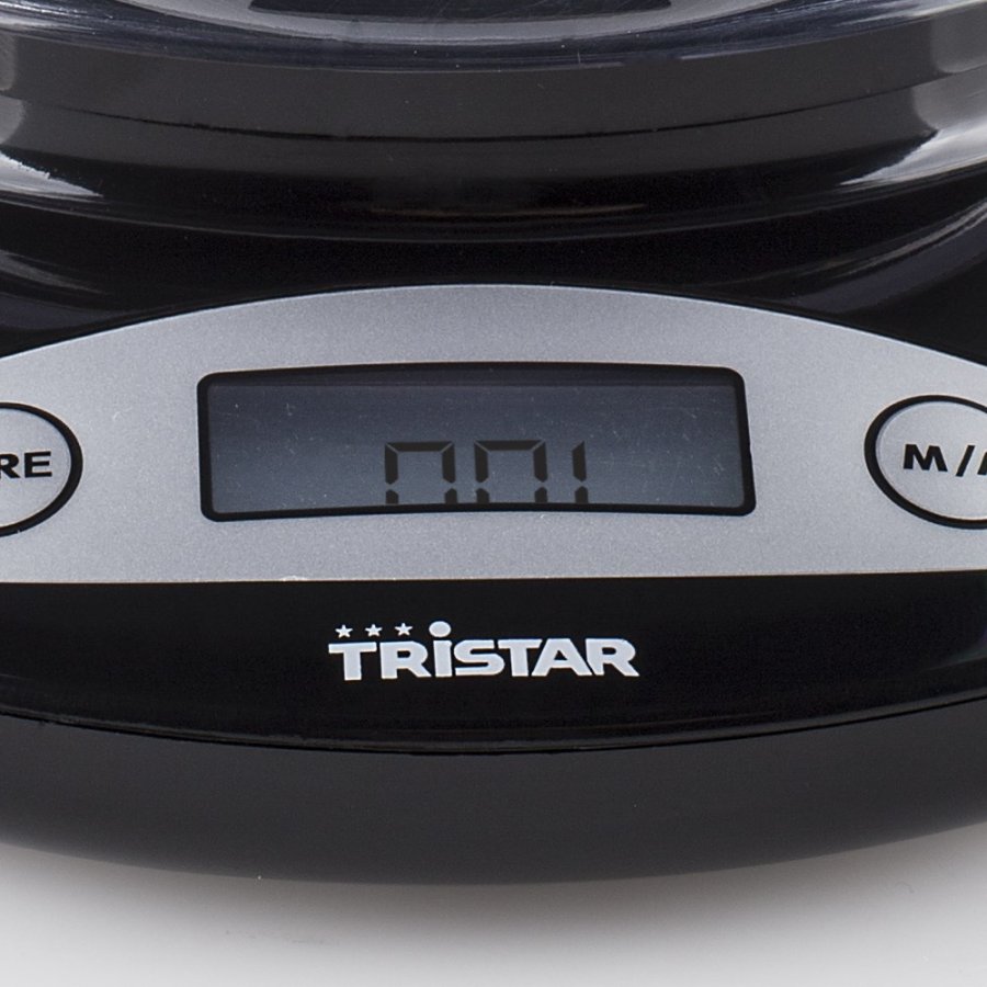 Tristar KW-2430 kkken- og ditvgt Sort Rund Elektronisk kkkenvgt #3