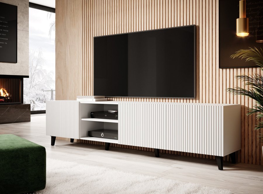 Cama RTV-skab PAFOS 200x42x52 Hvid mat #6