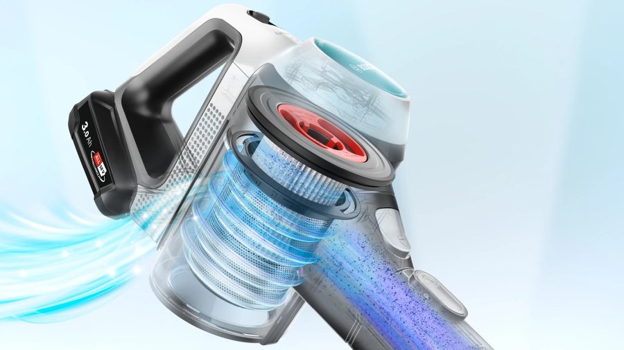 Bosch BCS71HYG4 Ledningsfri 2-i-1-stvsuger, stvsugning og mopping Unlimited 7 ProHygienic Aqua White #49