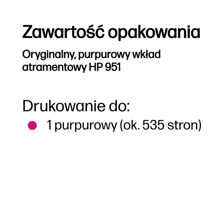 HP Original 951-bl�kpatron, magenta #14
