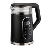 GreenBlue tr�dl�s elkedel, 1,7 l, vandbeholder i glas, letl�seligt display, temperaturvalg, 2200 W, GB670 B #9