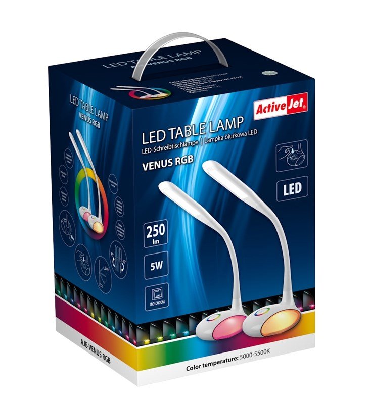 Activejet LED-bordlampe VENUS med RGB-base #8