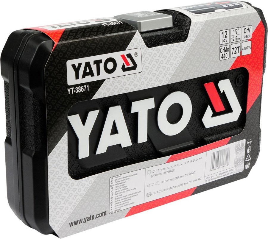 Yato YT-38671 mekaniske vrktjsst 12 vrktjer #5