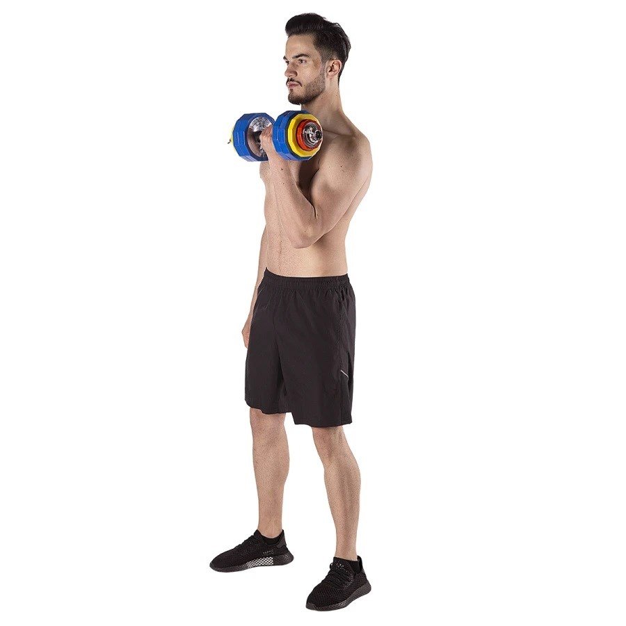 Farvede vgtstnger med vgtstangsfunktion i etui HMS SKC20 2 x 10 kg #5