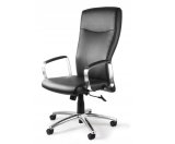 Adella C239 kontorstol i naturl�der HL-4, sort #3