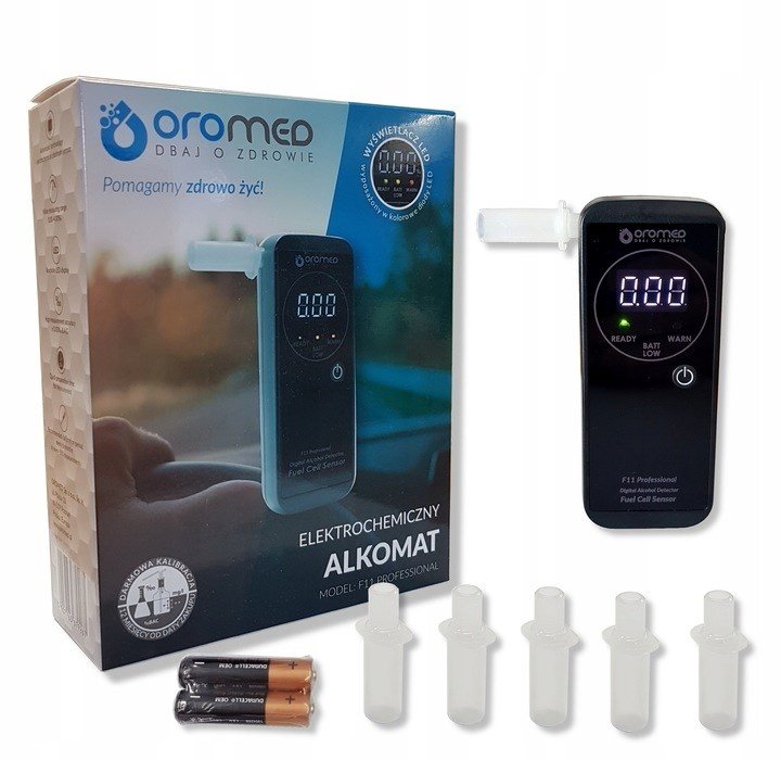 Oromed F11 PROFESSIONAL alkoholmeter 0 - 4% 0,05% Sort #4