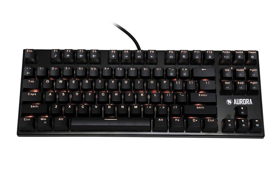 iBox IKGMK2R tastatur Spil USB QWERTY US engelsk Sort #36