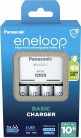 Batterioplader PANASONIC Eneloop Basic BQ-CC51 + 4x AA 2000 mAh (K-KJ51MCD40E) #1