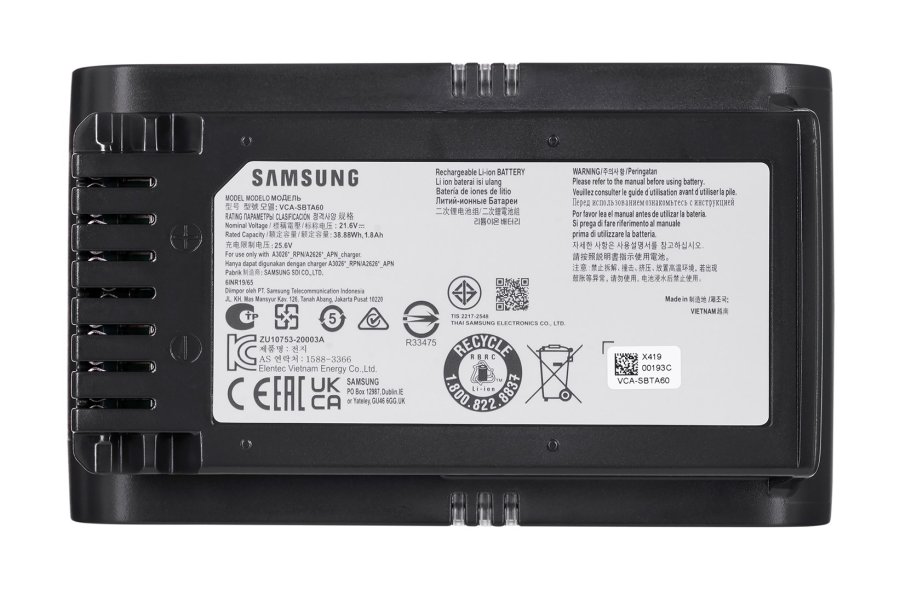 Samsung Jet 75E Komplet ledningsfri opretstende stvsuger VS20B75ACR5/GE #7
