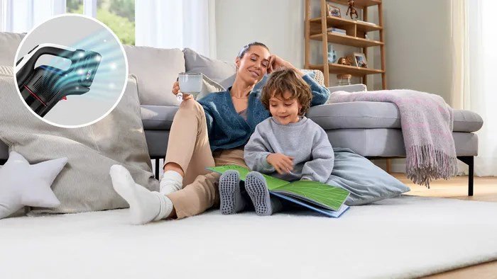 Bosch BCS931WBA stav st�vsuger & elektrisk kost Stick vakuum Batteri Dry HEPA Posel�s 0,4 L Hvid 3 At #8