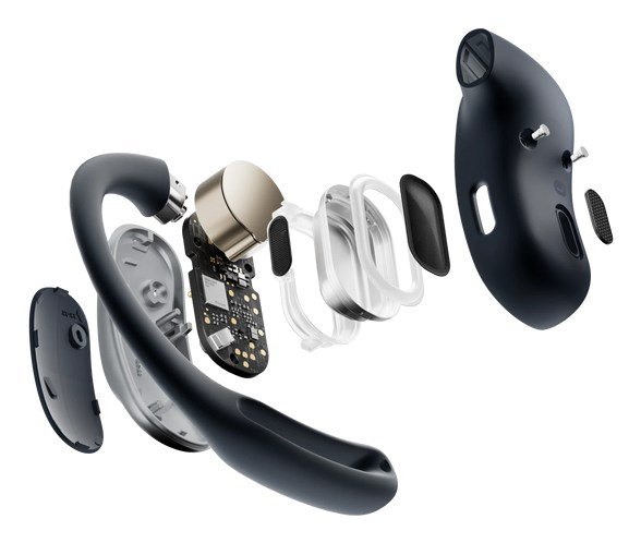 SHOKZ OpenFit Air Headset Trdls rekrog Opkald/Musik/Sport/Hverdag Bluetooth Sort #4