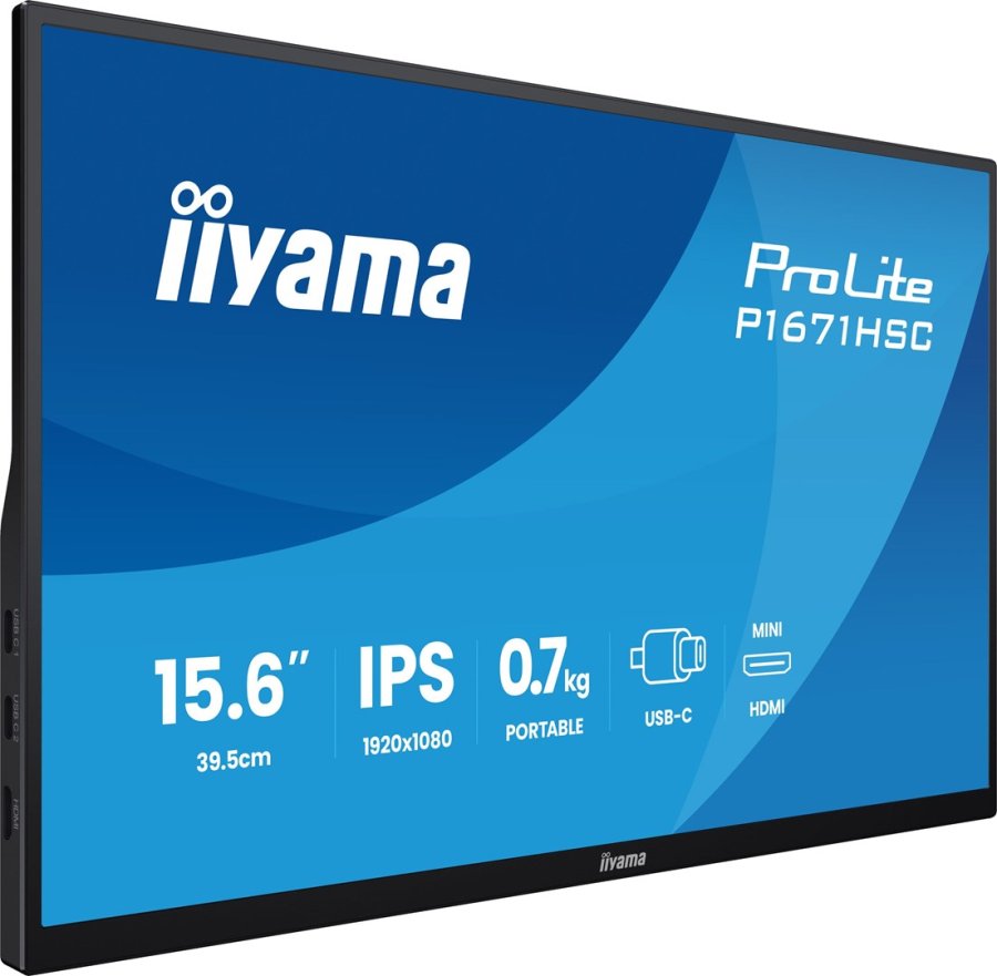 iiyama ProLite P1671HSC-B1 computersk�rm 39,6 cm (15.6