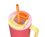 Termokrus med teleskopsugerr Kambukka Rio Tumbler 950 ml Pink Papaya #5