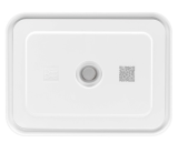 ZWILLING Fresh & Save Rektangulr Container 2 L Transparent, Hvid 1 stk #9