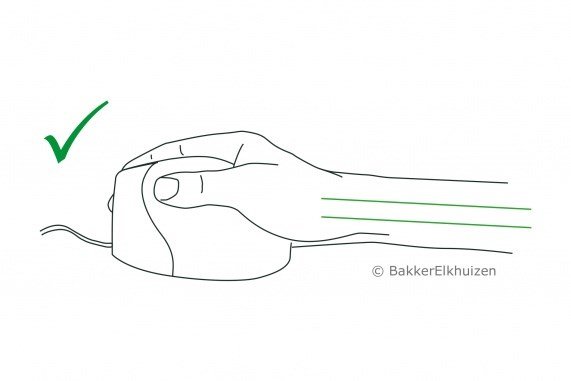 BakkerElkhuizen Evoluent4 mus Kontor H�jre h�nd RF tr�dl�st Laser 2600 dpi #6