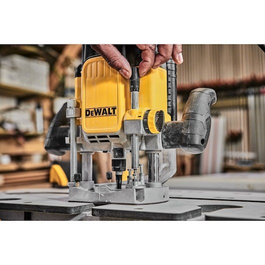 DeWALT DWE625-QS router og overfrser Sort, Gul 22000 rpm #11