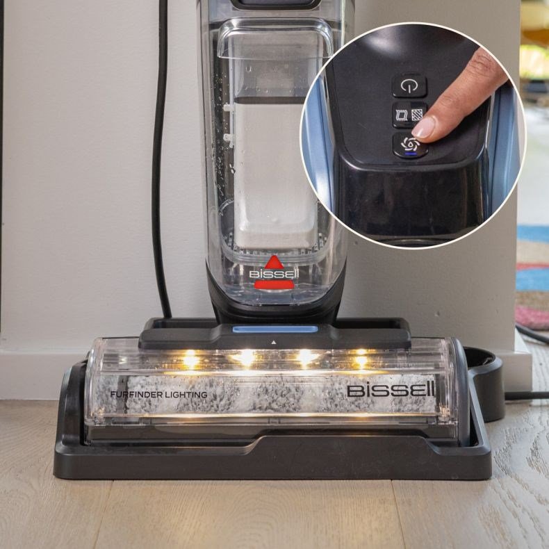 Bissell CrossWave EdgeFind Select St�ende vakuum Vekselstr�m T�r&v�d Posel�s 340 W Sort, Bl� #8