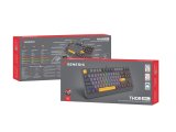 GENESIS Thor 230 TKL tastatur Spil USB + RF Wireless + Bluetooth QWERTY Sort, Gr, Orange #9