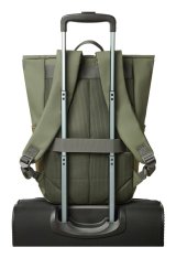 Rivacase Eden rygs�k Rejserygs�k Oliven PU-l�der, Polyester, Genanvendt polyethylenterephthalat (rPET) #17