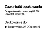 HP Original 81X LaserJet-tonerpatron med hj kapacitet, sort #4